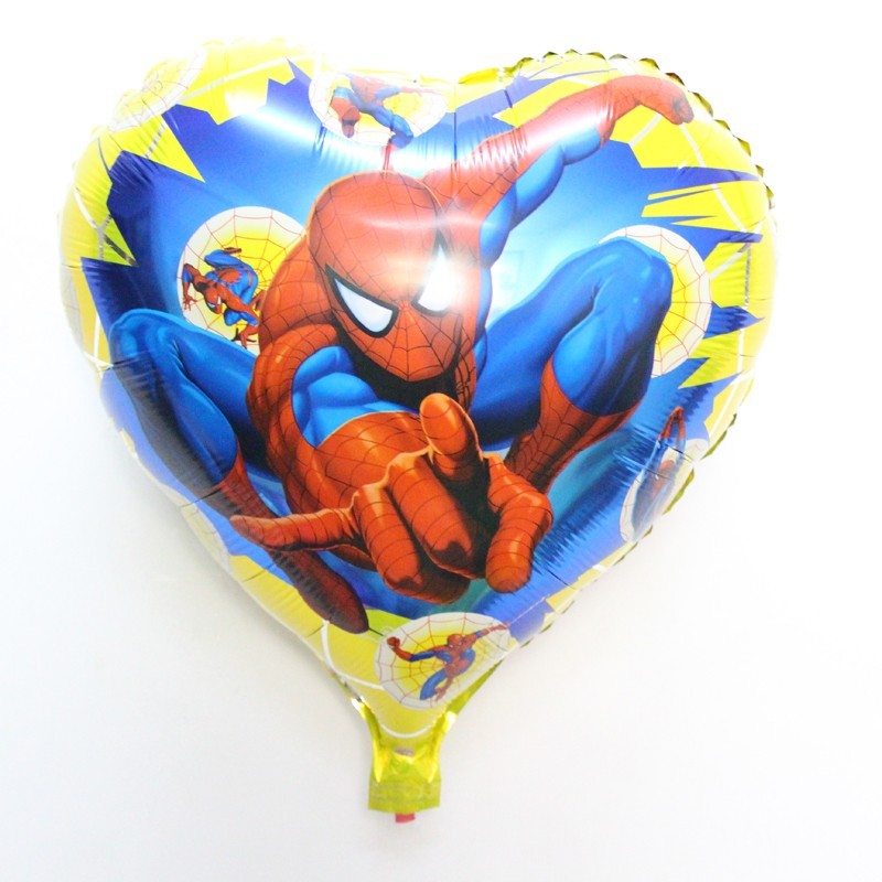 Globo corazón Spiderman 2, 45 cm - Globecientos